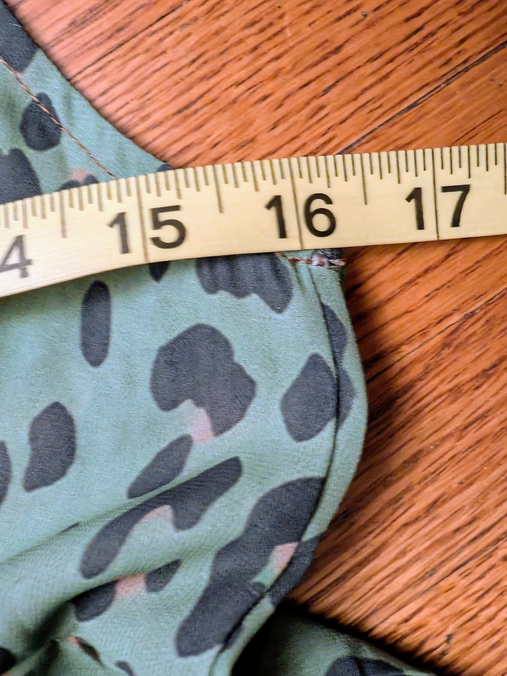 Morgan & Brook Retro Casual Green Leopard Print Chiffon Hooded Midi Dress Size S - Picture 10 of 12